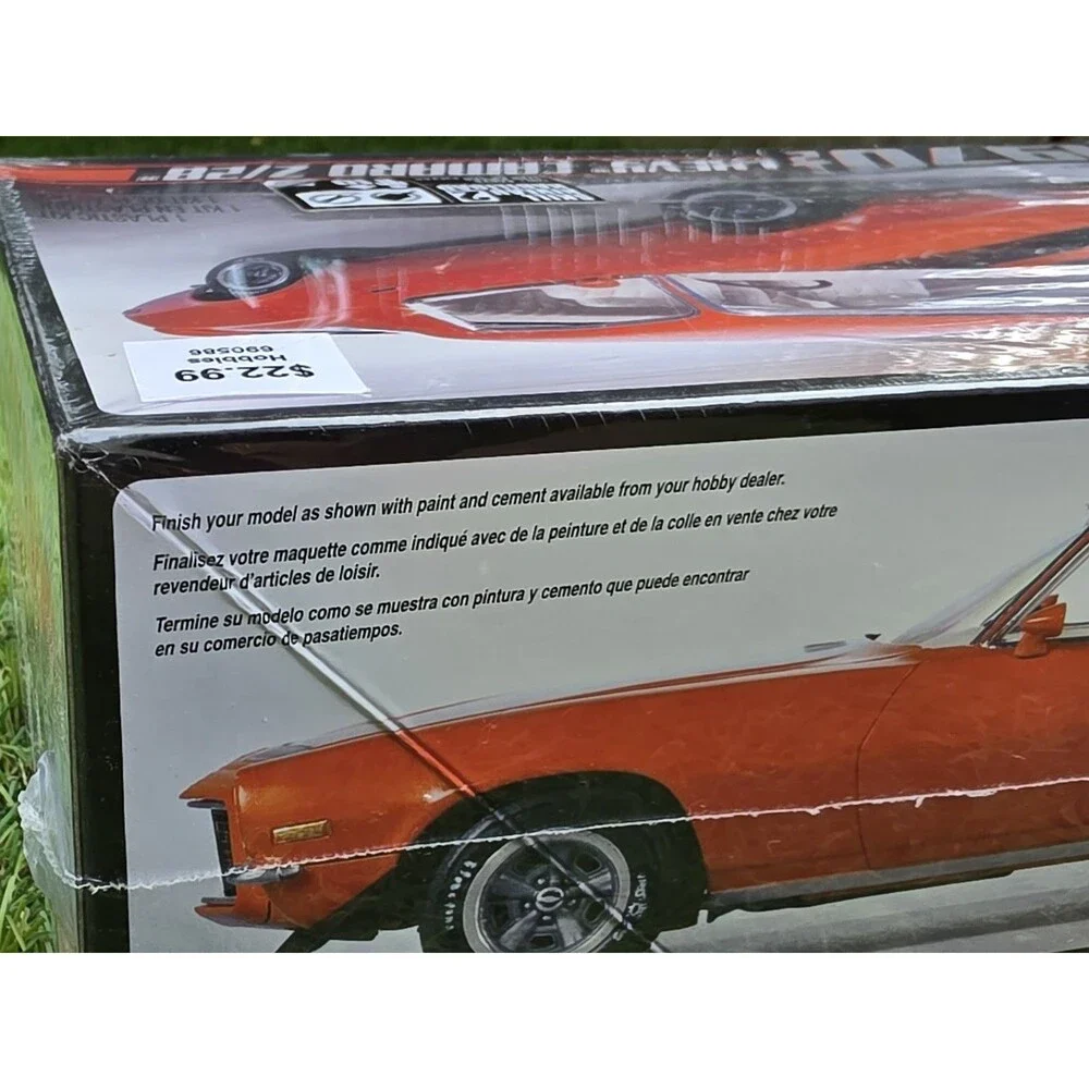 AMT - 1970 1/2 CHEVY CAMARO Z/28 1:25 SCALE KIT #635L/12 New Sealed